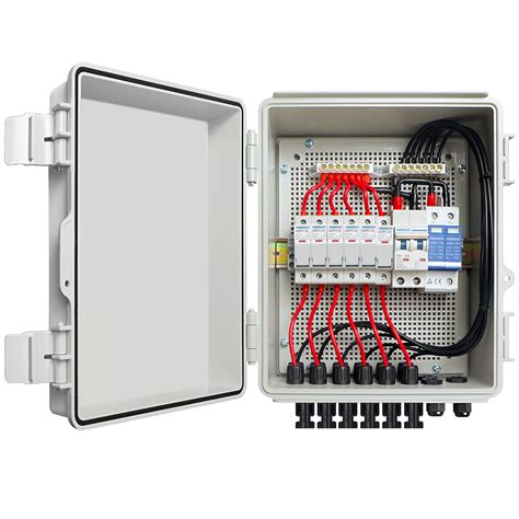 String combiner boxes for photovoltaic systems